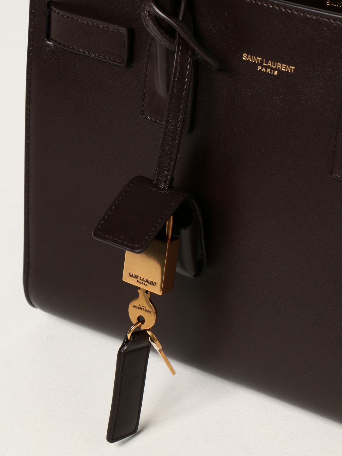 Сумка с короткими ручками Saint Laurent: Наплечная сумка Женское Saint Laurent темный 4