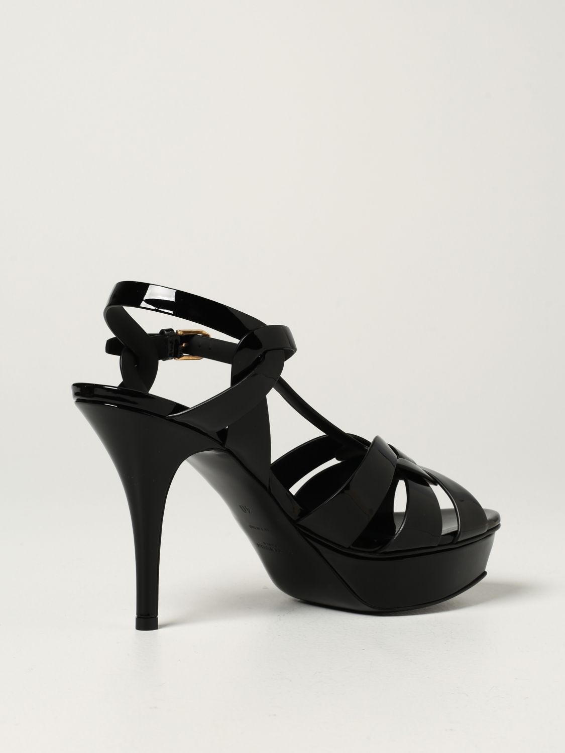 Sandalias de tacón Saint Laurent: Zapatos mujer Saint Laurent negro 3