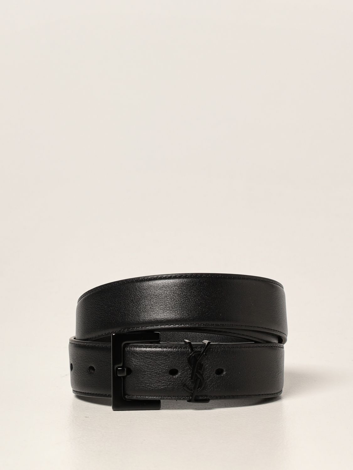 Belt Saint Laurent: Saint Laurent leather belt black 1