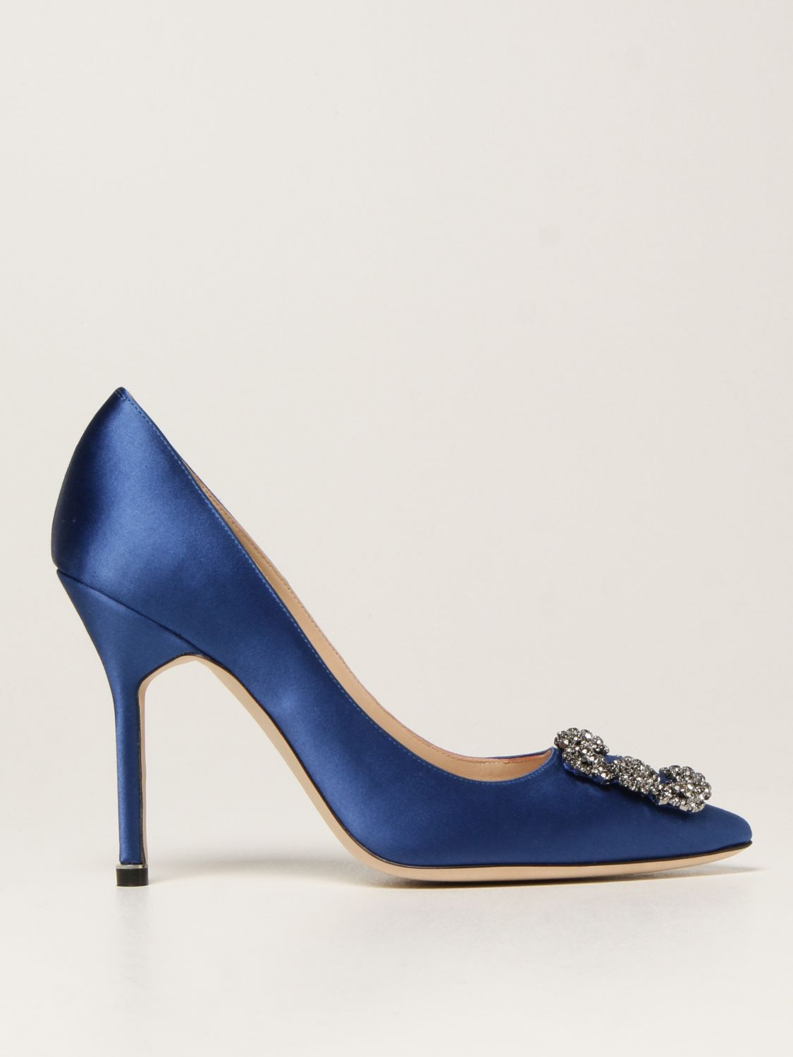 Escarpins Manolo Blahnik: Chaussures femme Manolo Blahnik bleu royal 1