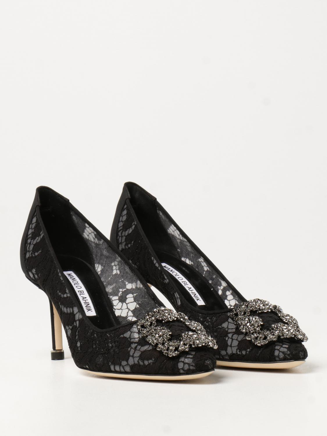 manolo lace pump