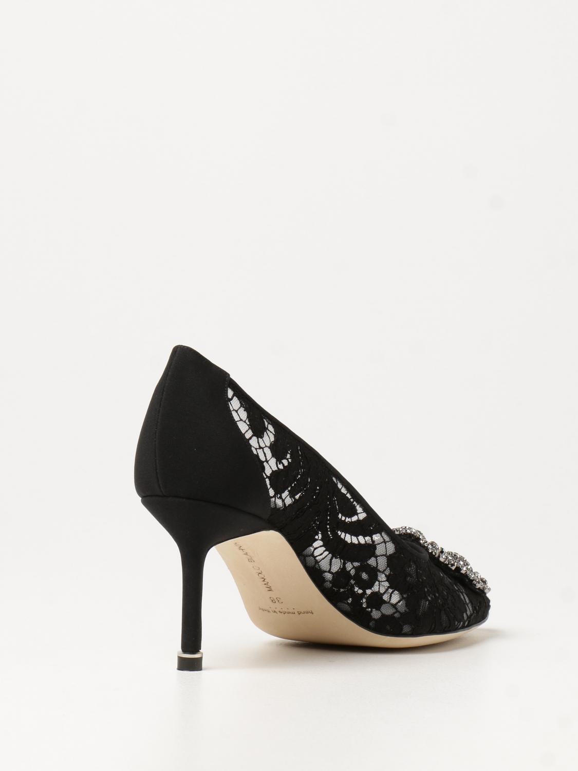 manolo lace pump