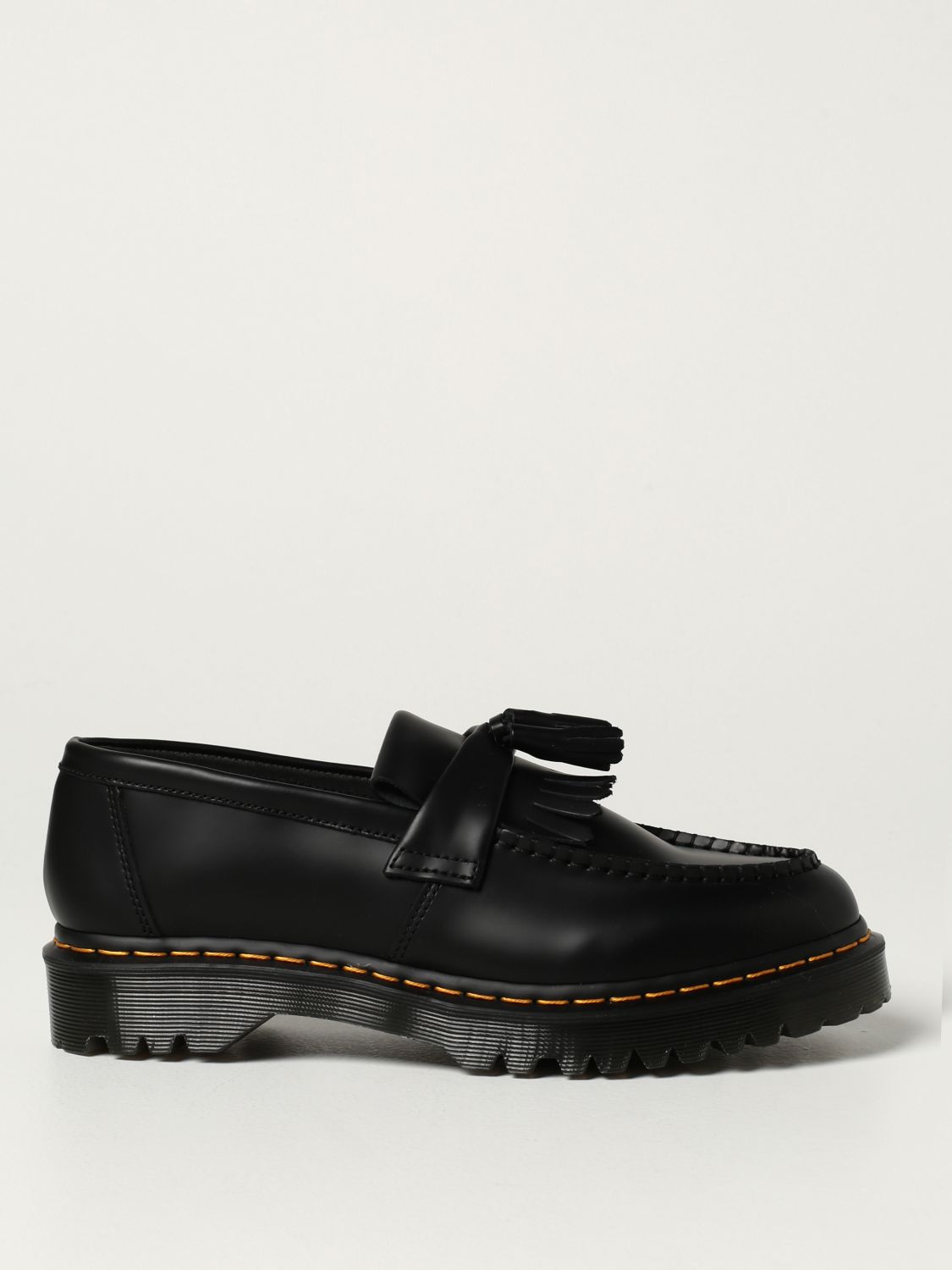 DR. MARTENS: Adrian Bex moccasin in smooth leather - Black | Dr ...