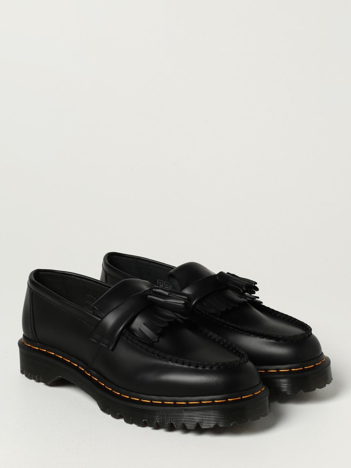 DR. MARTENS: Adrian Bex moccasin in smooth leather - Black | Dr