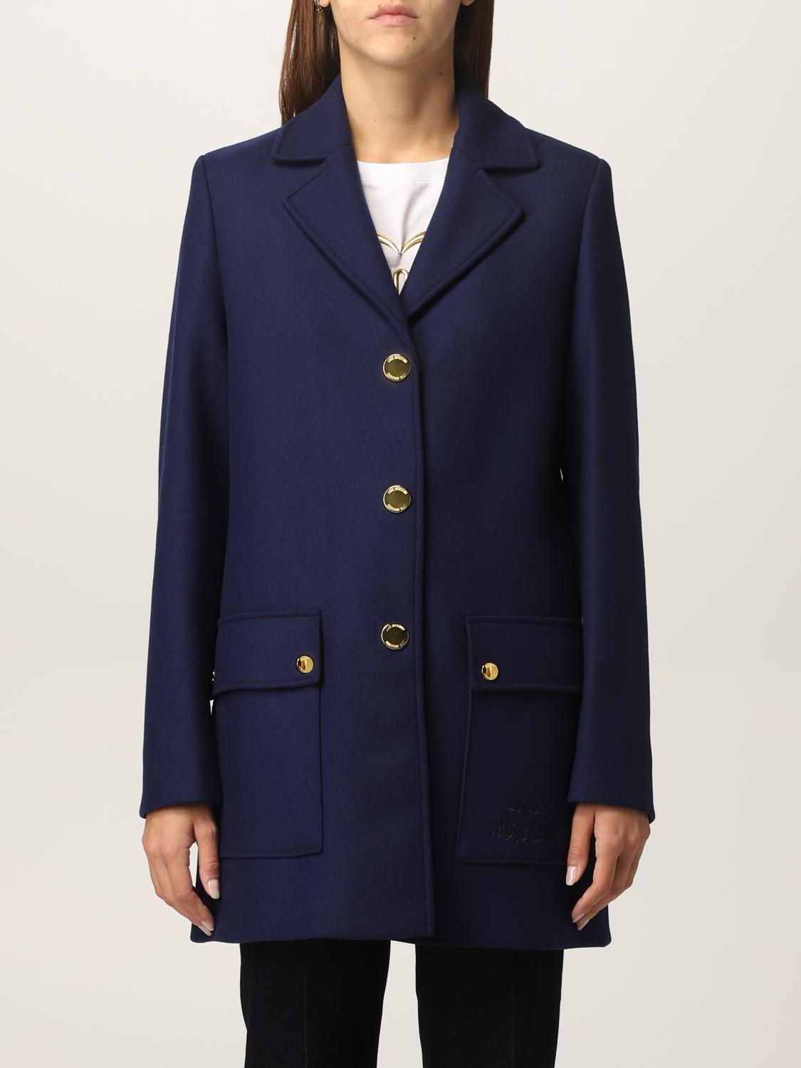 LOVE MOSCHINO coat in wool blend Avion Love Moschino coat