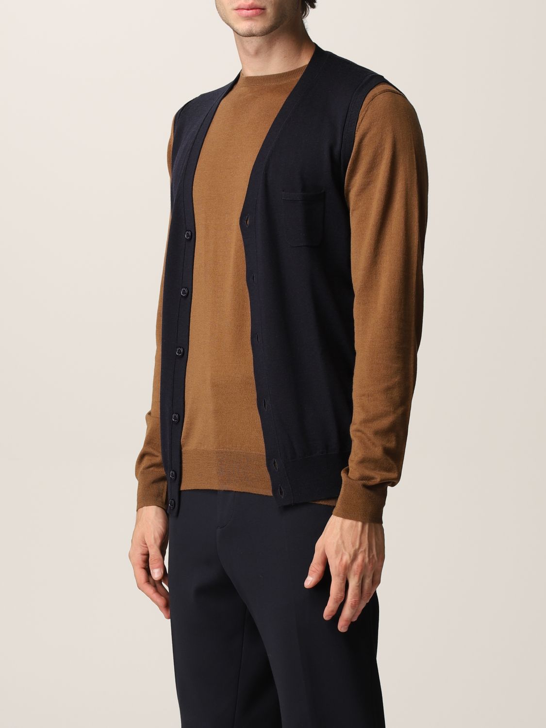 Suit vest Paolo Pecora: Sweater men Paolo Pecora blue 4