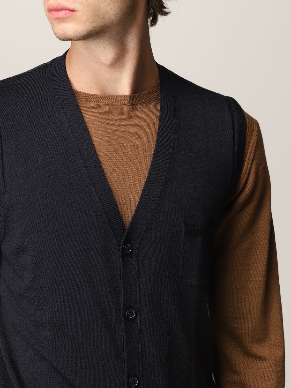 Suit vest Paolo Pecora: Sweater men Paolo Pecora blue 5