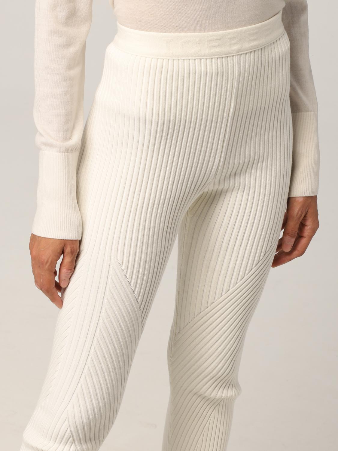 ICEBERG: Leggings maglia - Panna | Pantalone Iceberg AB01 7248 GIGLIO.COM
