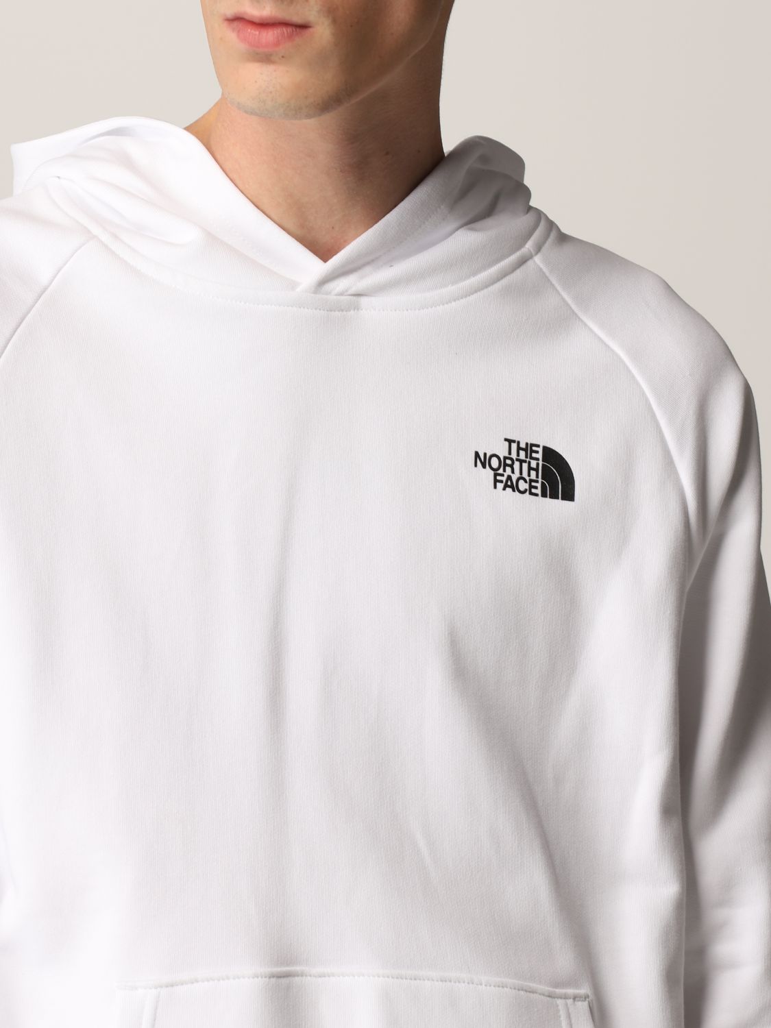 Felpa The North Face: Felpa The North Face in cotone con logo bianco 3