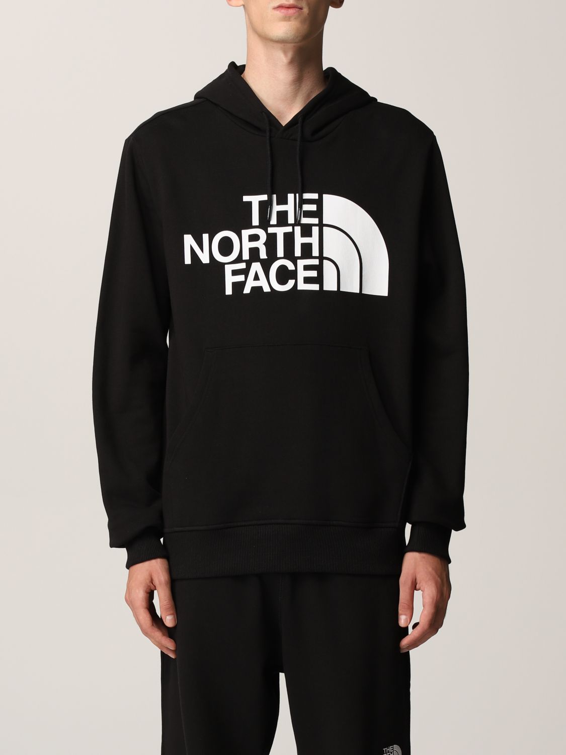 Felpa The North Face: Felpa The North Face in cotone con logo nero 1