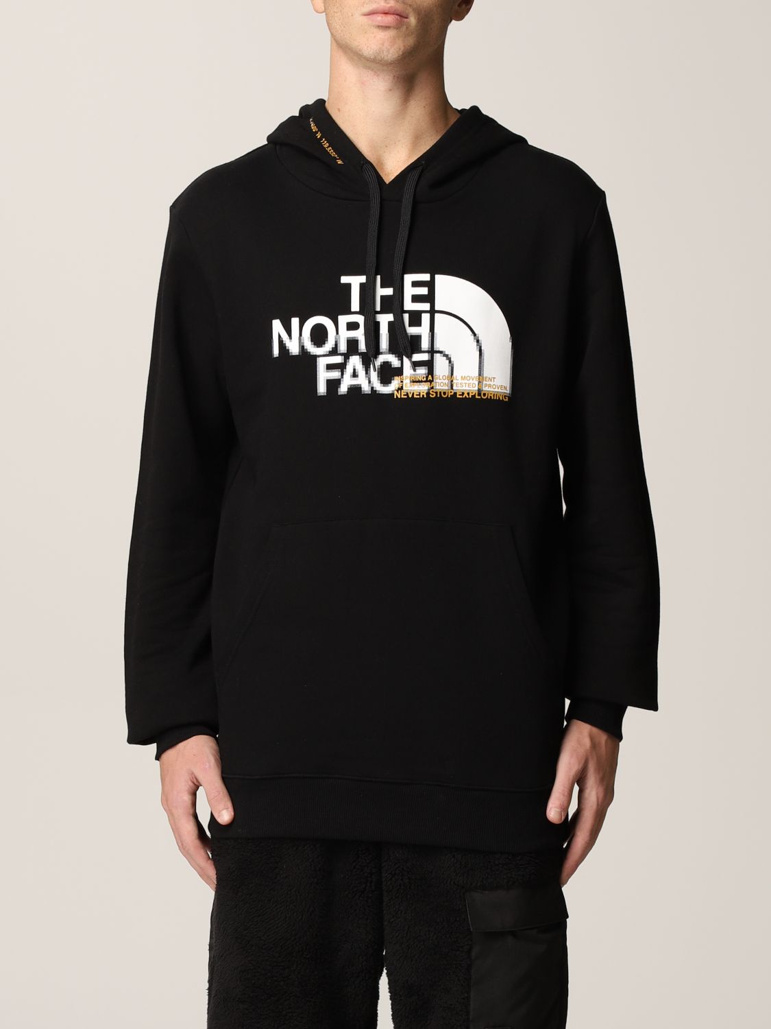 Felpa The North Face: Felpa The North Face in cotone con logo nero 1