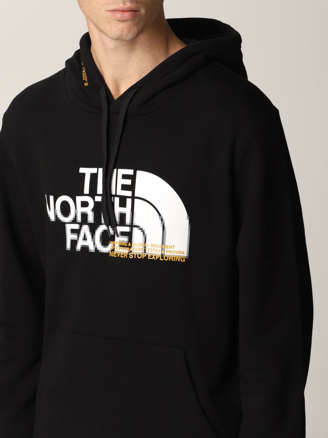 Felpa The North Face: Felpa The North Face in cotone con logo nero 5