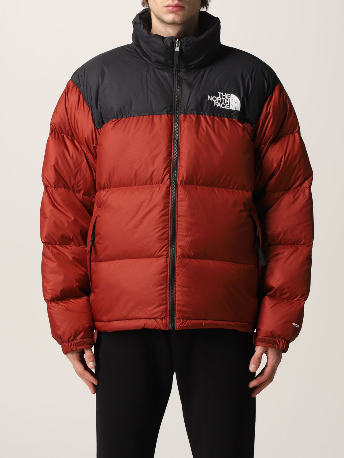 THE NORTH FACE: jacket for man - Burgundy | The North Face jacket ...
