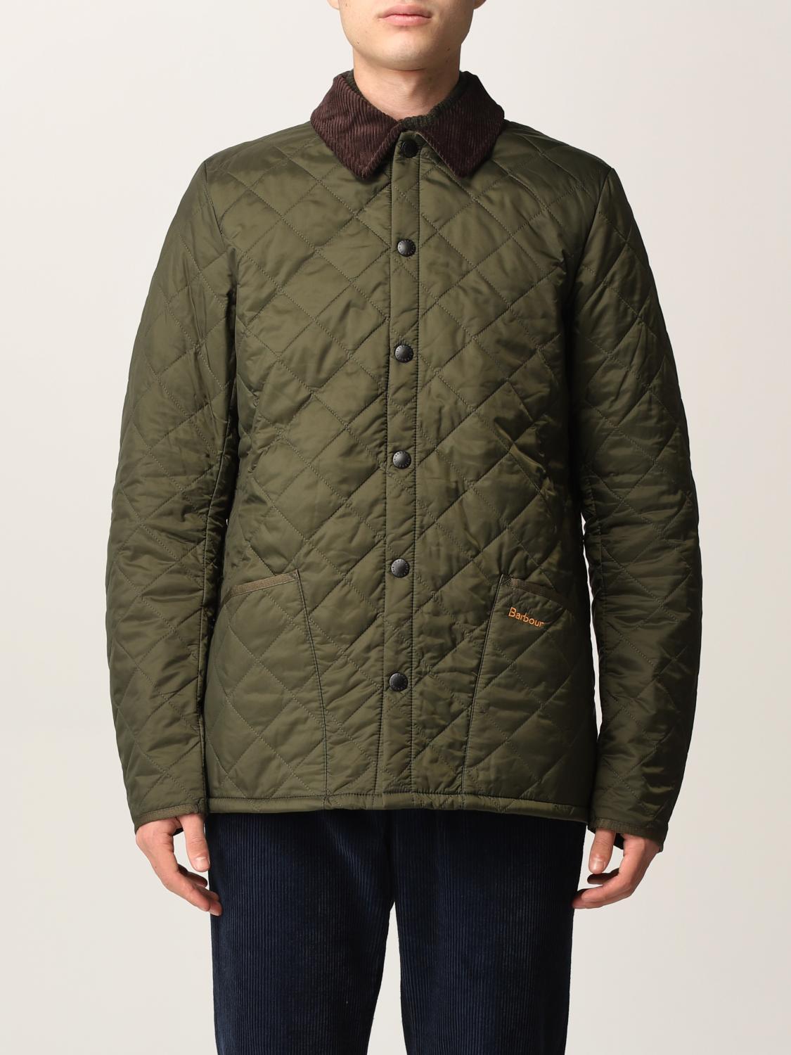 grey barbour jacket mens