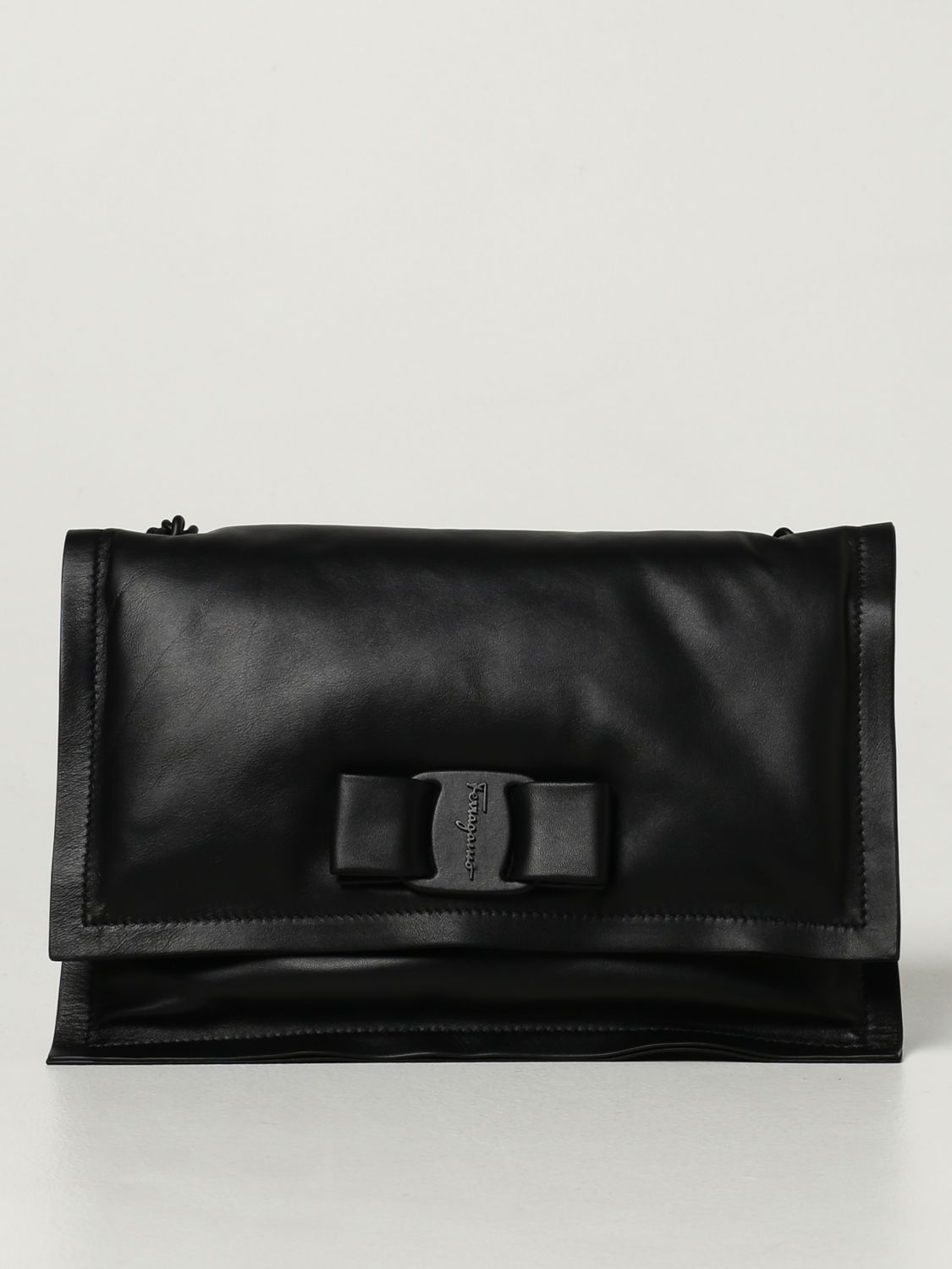 Shoulder bag Salvatore Ferragamo: Viva Salvatore Ferragamo bag in padded leather black 1