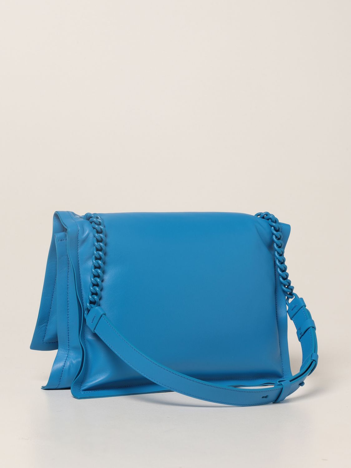 Shoulder bag Salvatore Ferragamo: Viva Salvatore Ferragamo bag in padded leather royal blue 3