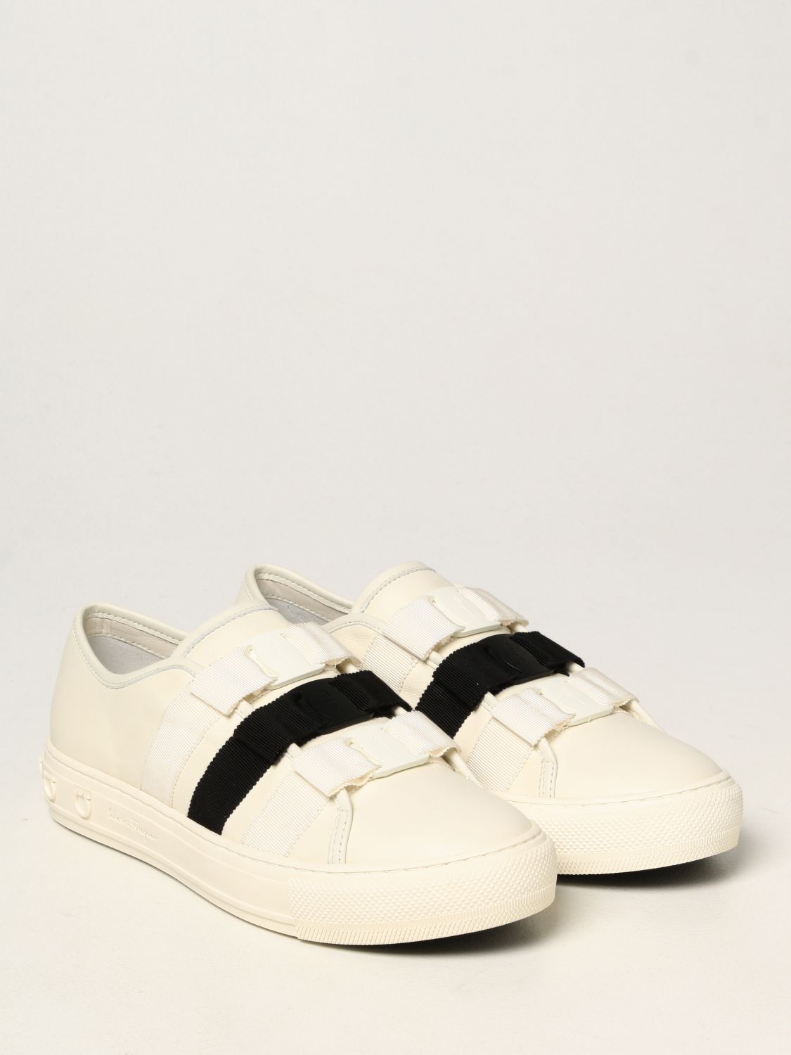 运动鞋 Salvatore Ferragamo: 鞋 女士 Salvatore Ferragamo 白色 2
