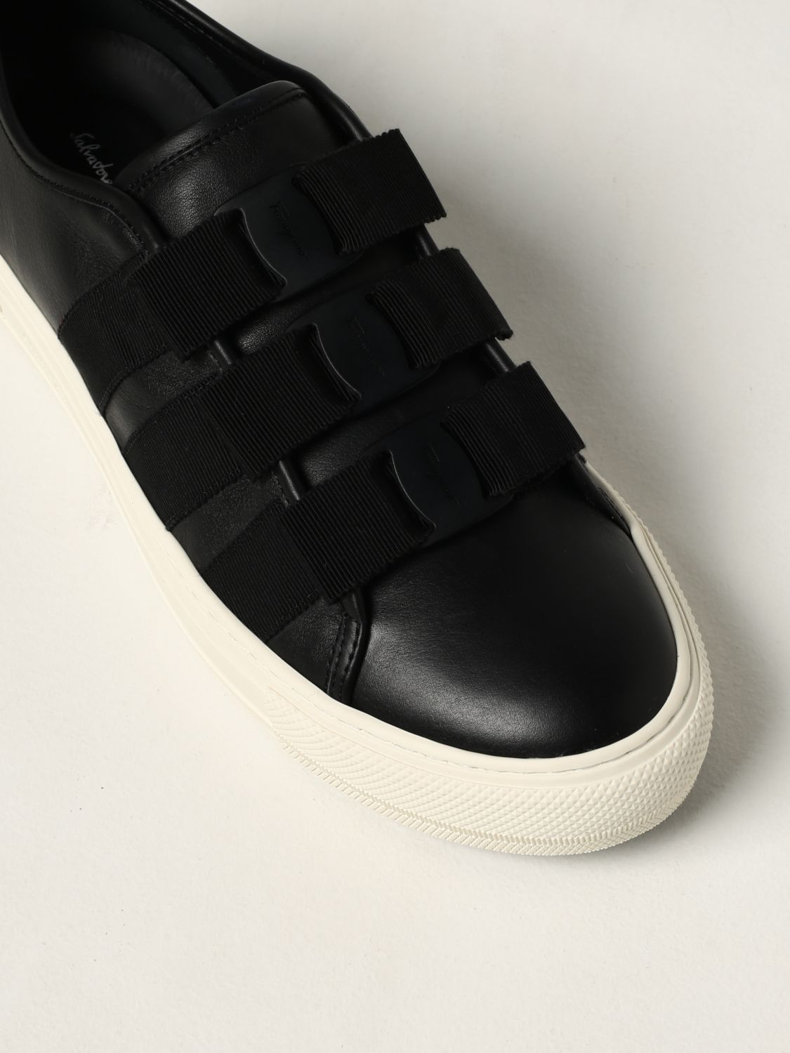 Sneakers Salvatore Ferragamo: Nataly Salvatore Ferragamo trainers in goat leather black 4