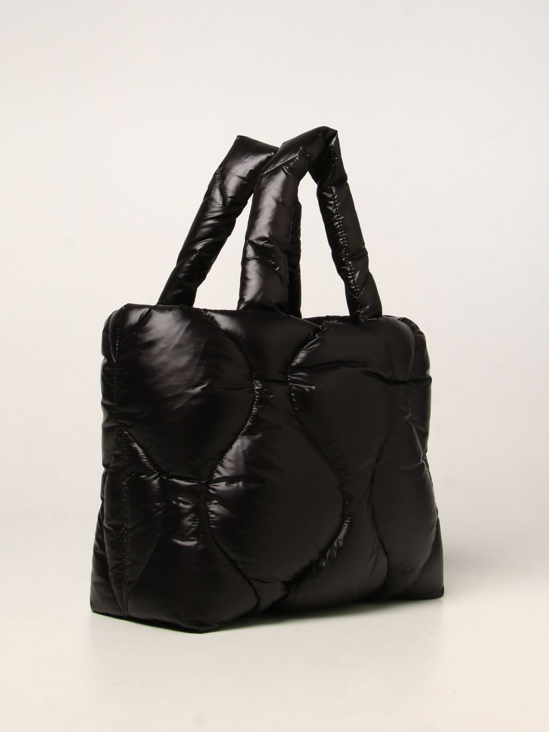 Tote bags Miu Miu: Miu Miu shopping bag in quilted nylon black 3