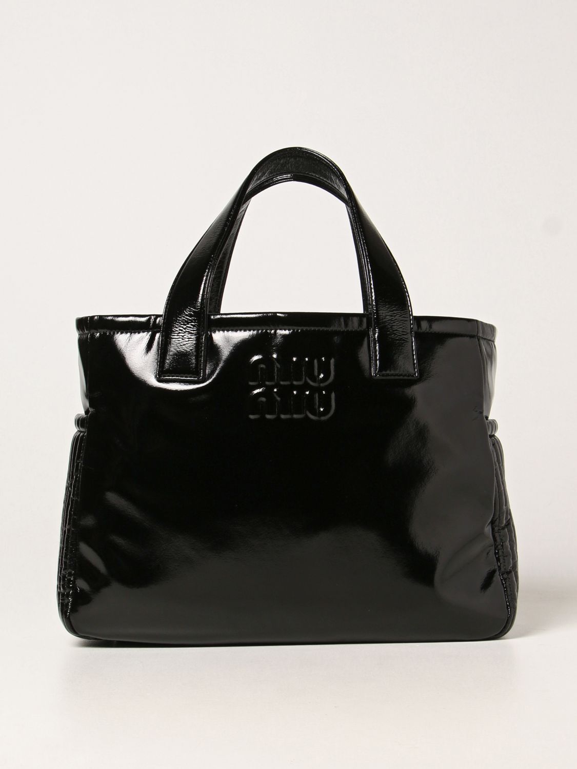 Сумка-тоут Miu Miu: Наплечная сумка Женское Miu Miu черный 1