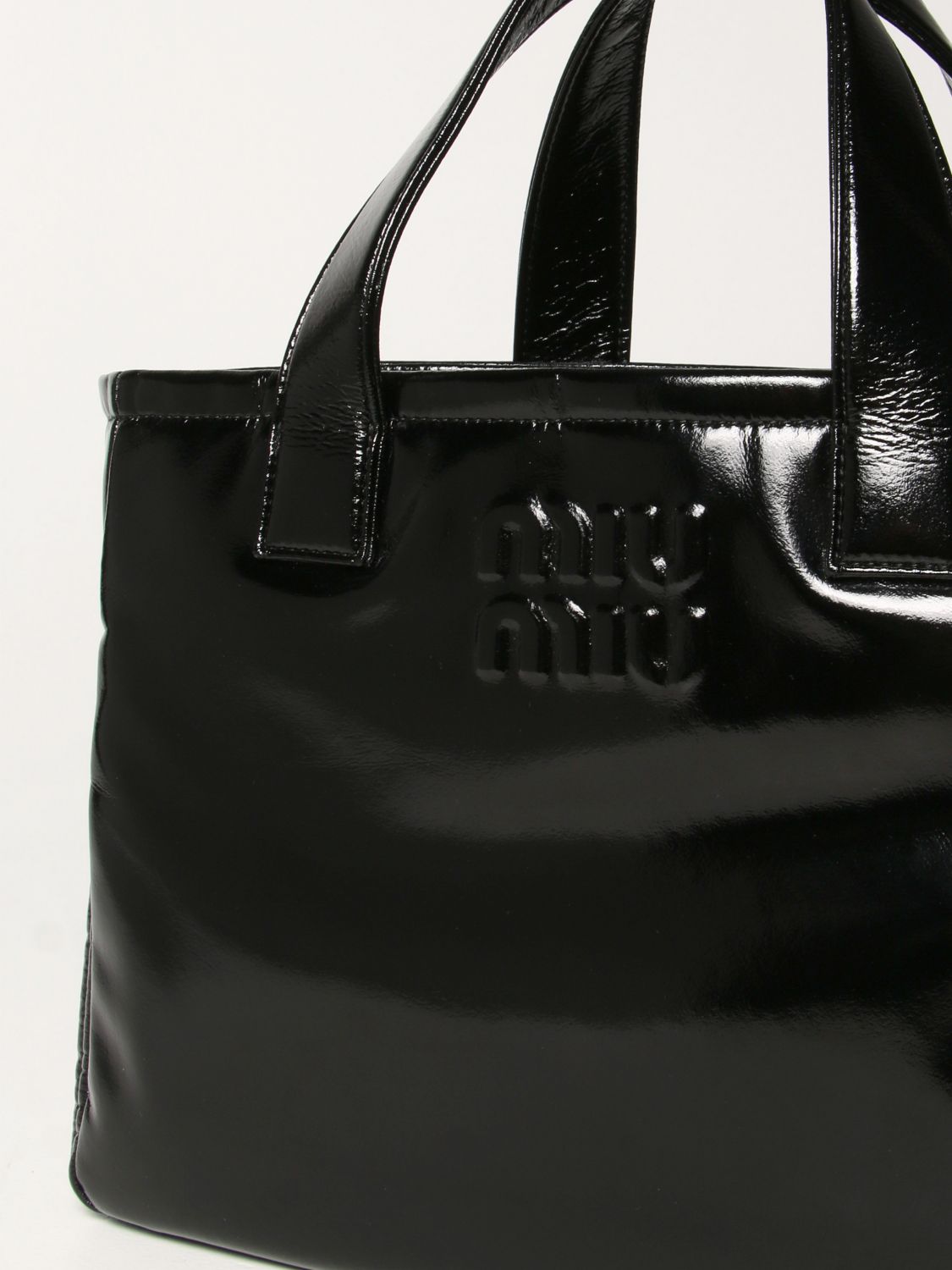 Сумка-тоут Miu Miu: Наплечная сумка Женское Miu Miu черный 4