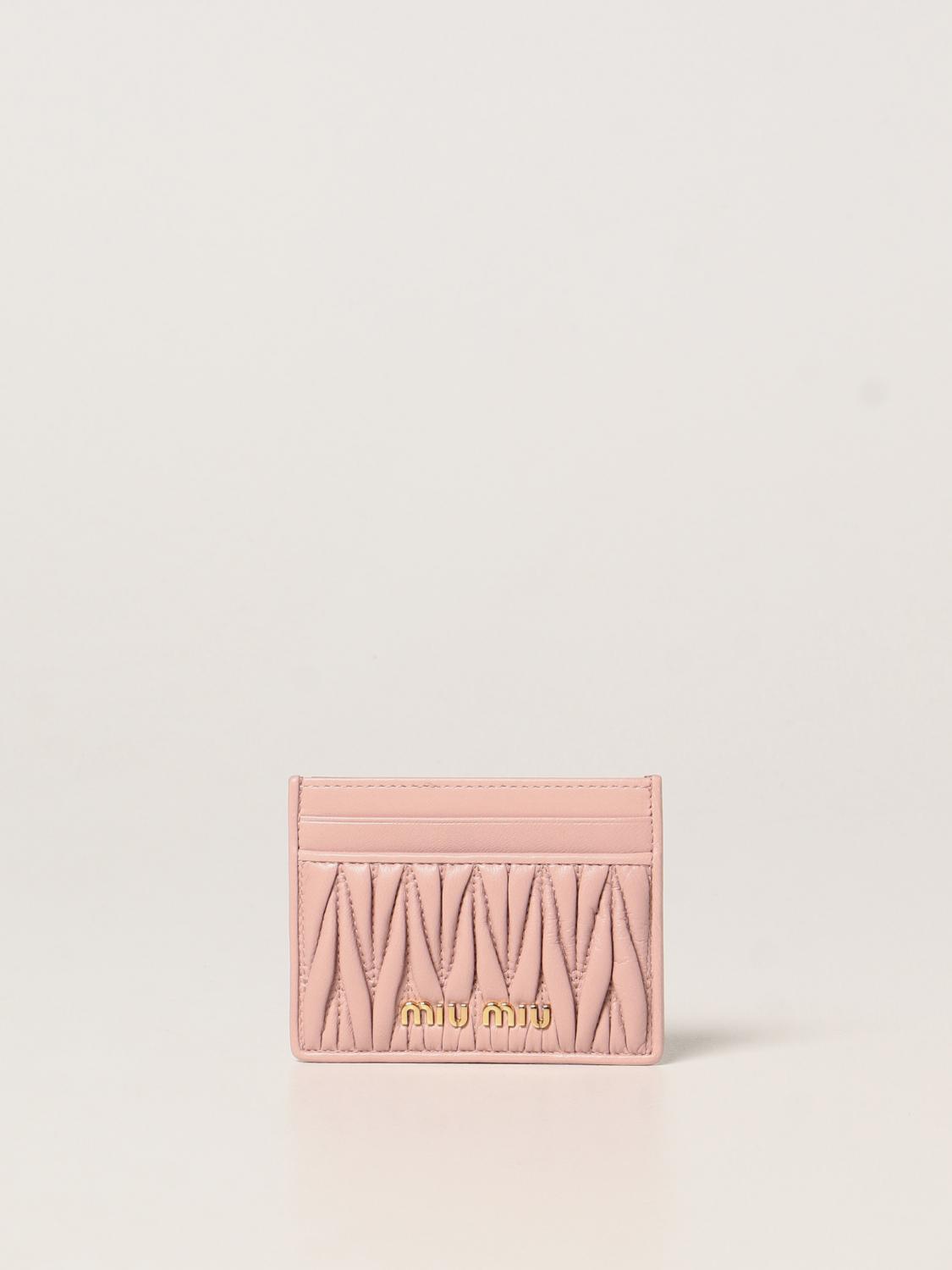 miu miu matelasse card holder