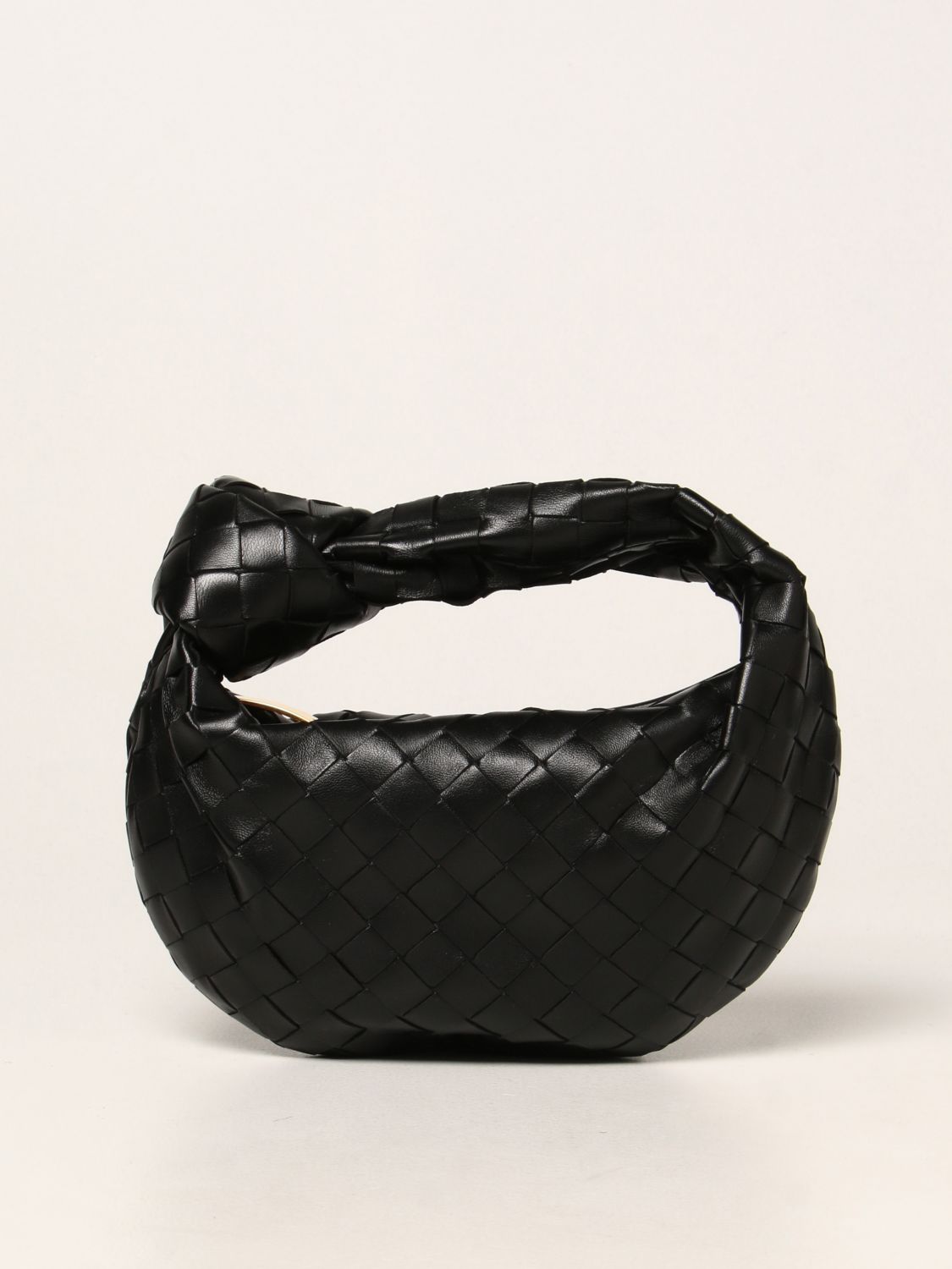 Bottega Veneta - Women’s Mini Jodie Bag - (Black/Silver)