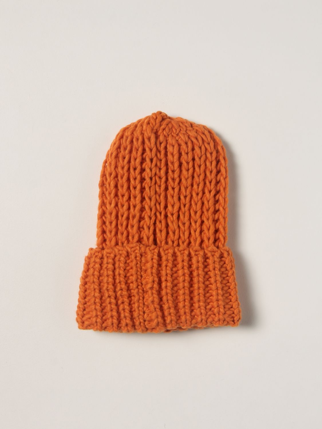 Hat M Missoni: M Missoni beanie hat with logo orange 2