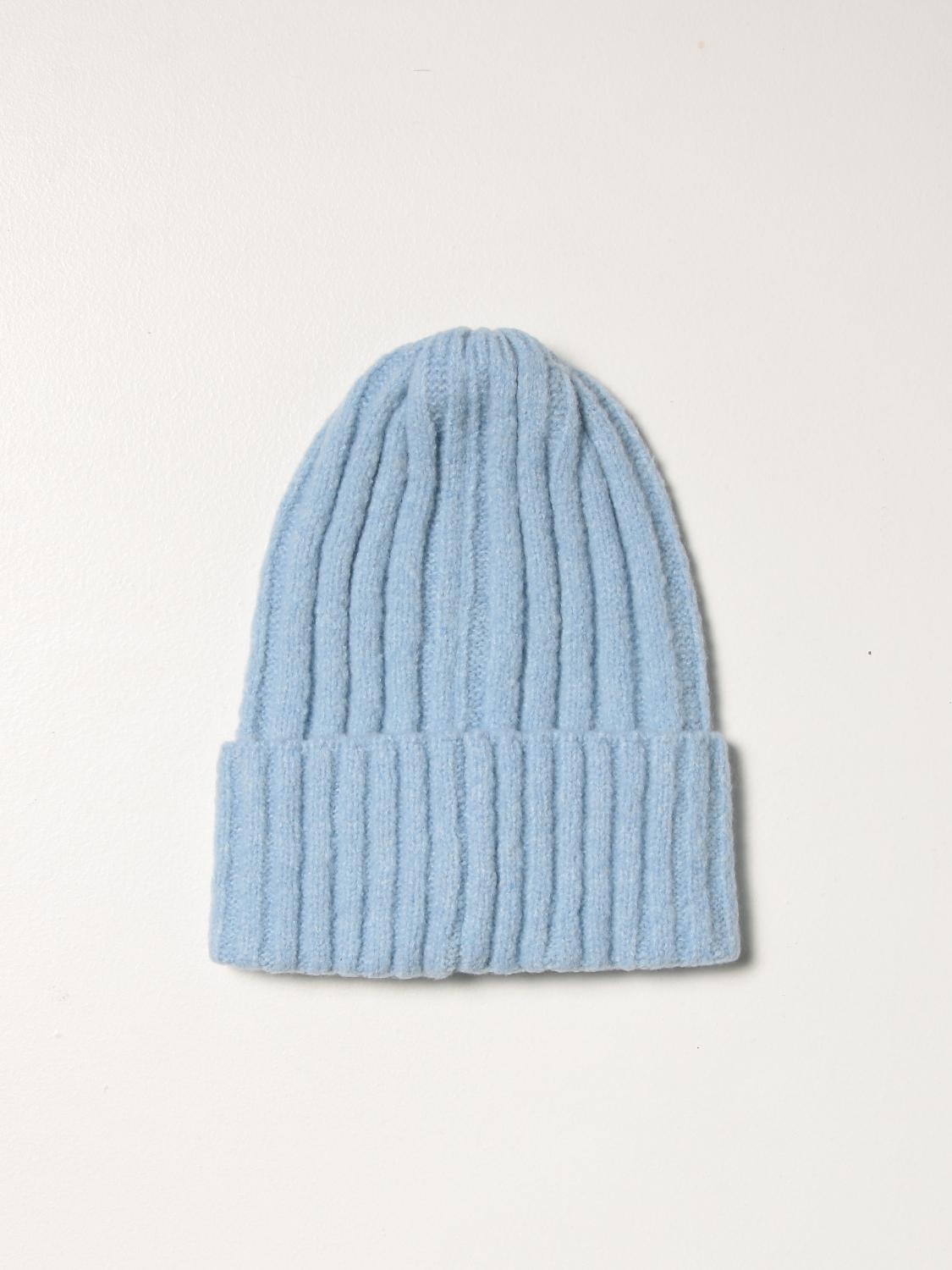 M MISSONI: Cappello a berretto a coste - Celeste | Cappello M Missoni  CPL8WM M0245 GIGLIO.COM