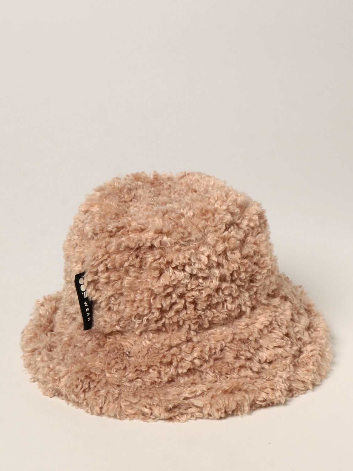 Hat Oof Wear: Off Wear fisherman hat in ecological fur yellow cream 1