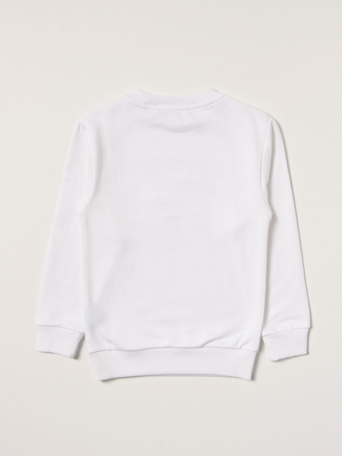 Sweater Balmain: Balmain cotton sweatshirt with logo white 2
