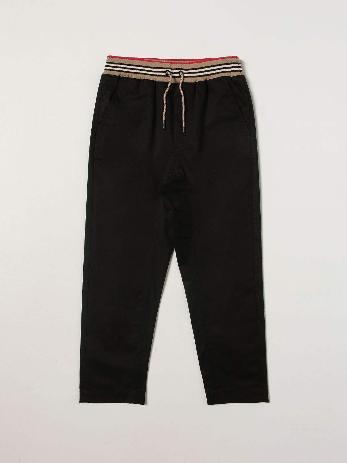Pantalon Burberry: Pantalon enfant Burberry noir 1