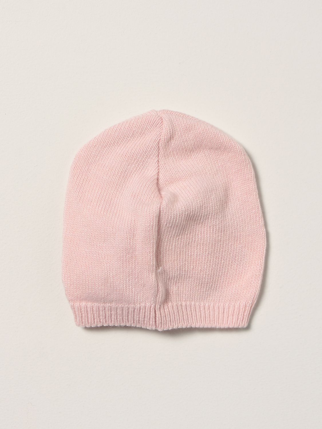 Cappello neonato Miss Blumarine: Cappello a berretto Miss Blumarine con applicazioni di rose rosa 2