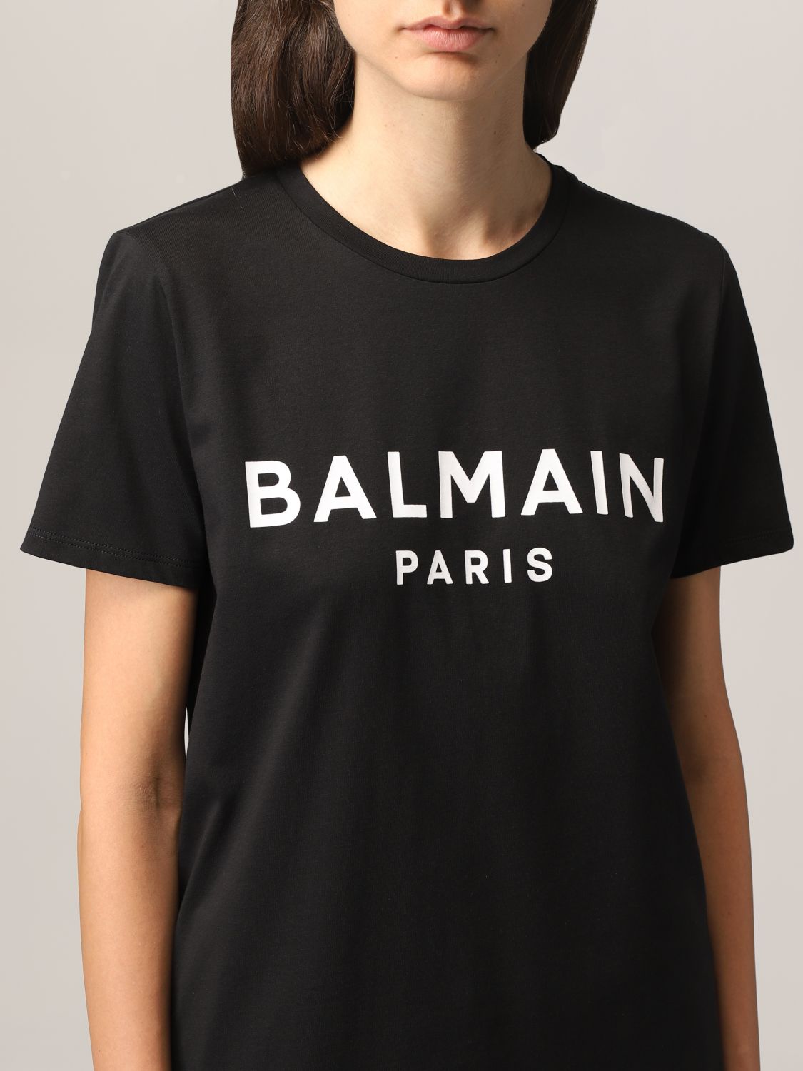Camiseta Balmain: Camiseta mujer Balmain negro 5