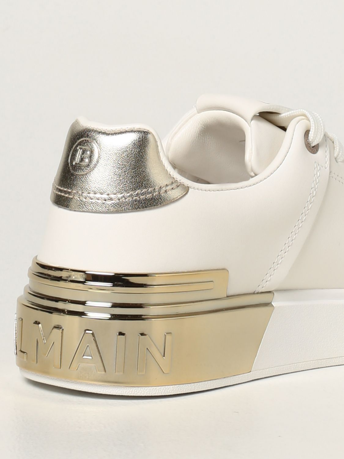 Sneakers Balmain: Balmain leather sneakers white 3