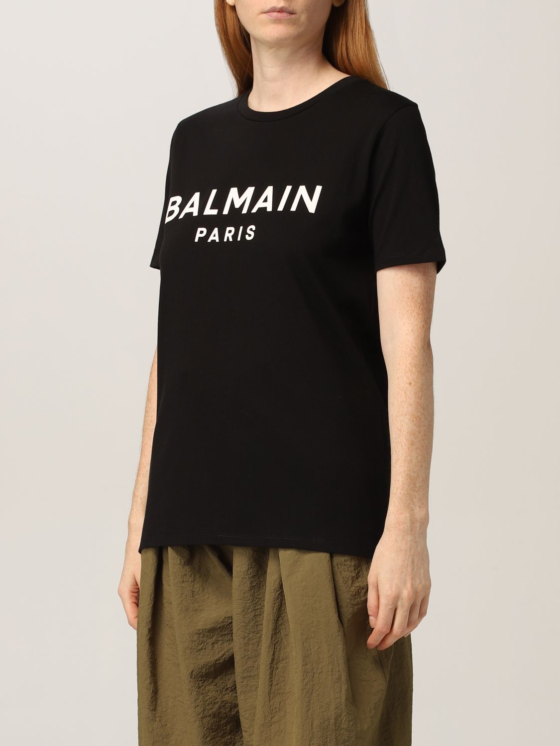 Camiseta Balmain: Camiseta mujer Balmain negro 4