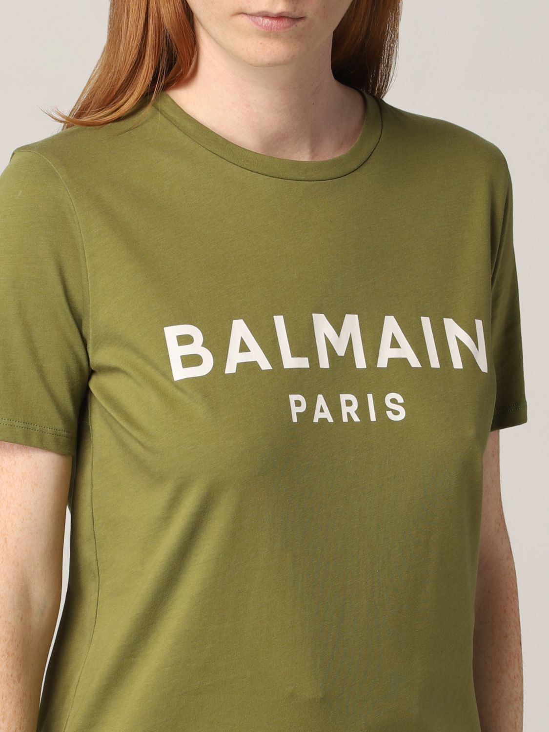 Camiseta Balmain: Camiseta mujer Balmain militar 5