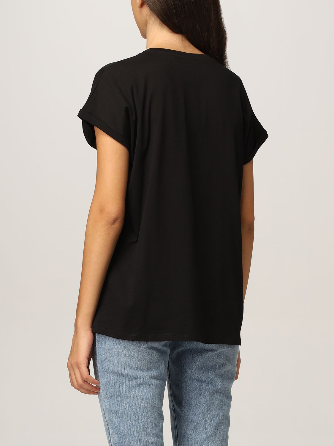 Camiseta Balmain: Camiseta mujer Balmain negro 3