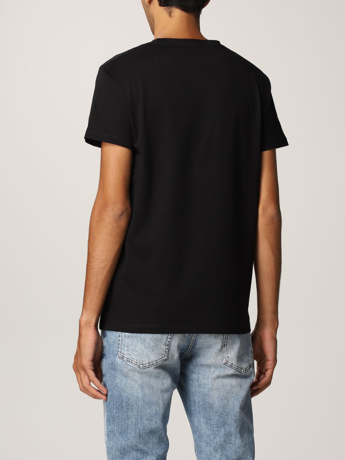 티셔츠 발망: 티셔츠 Balmain 남성 블랙 3
