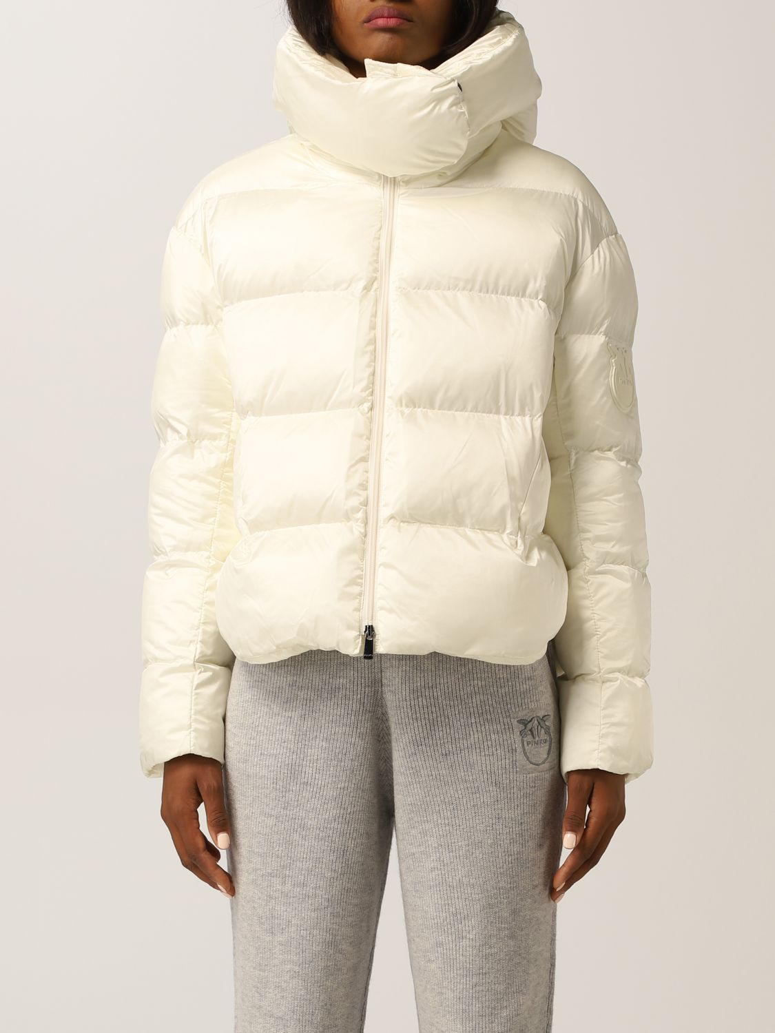 Pinko down jacket in technical fabric