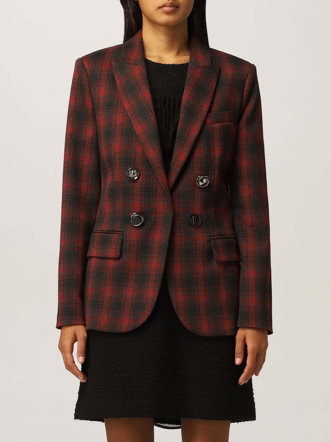 Best Selling Pinko blazer in check technical viscose | AccuWeather Shop