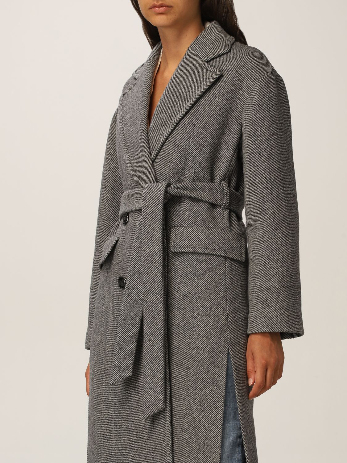 Coat Pinko: Pinko coat in wool blend grey 4