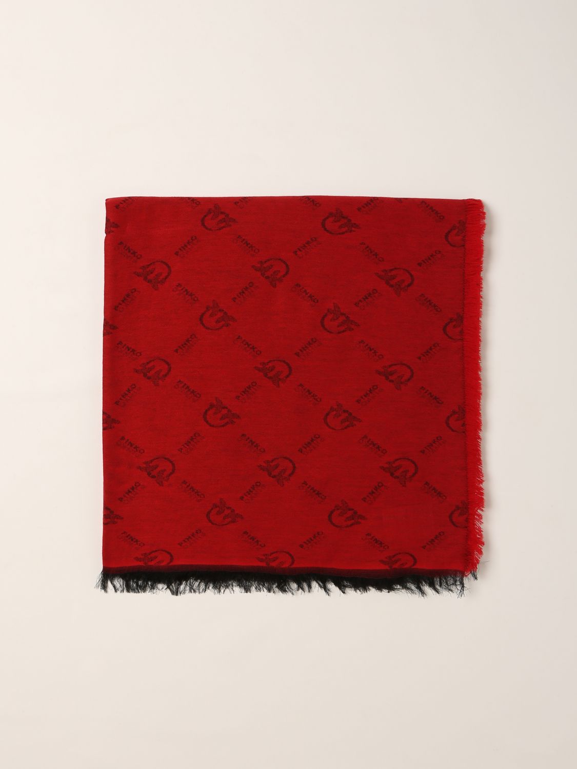Scarf Pinko: Pinko monogram scarf red 1