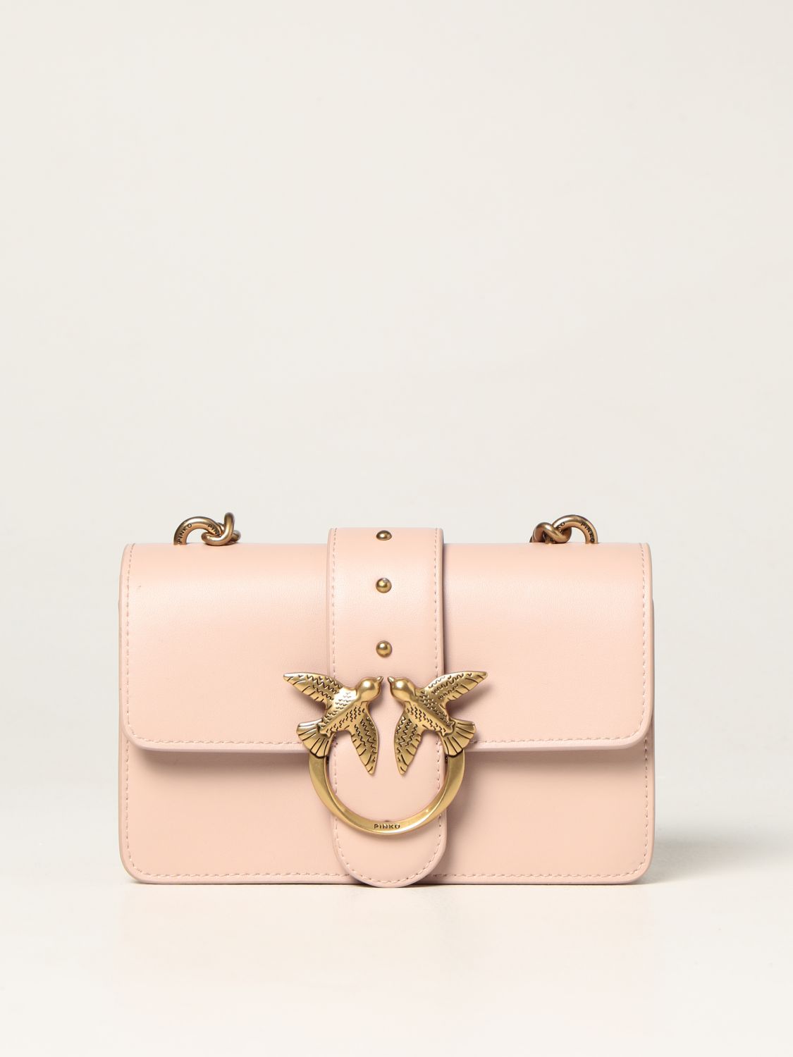 Мини-сумка Pinko: Наплечная сумка Женское Pinko пудра 1