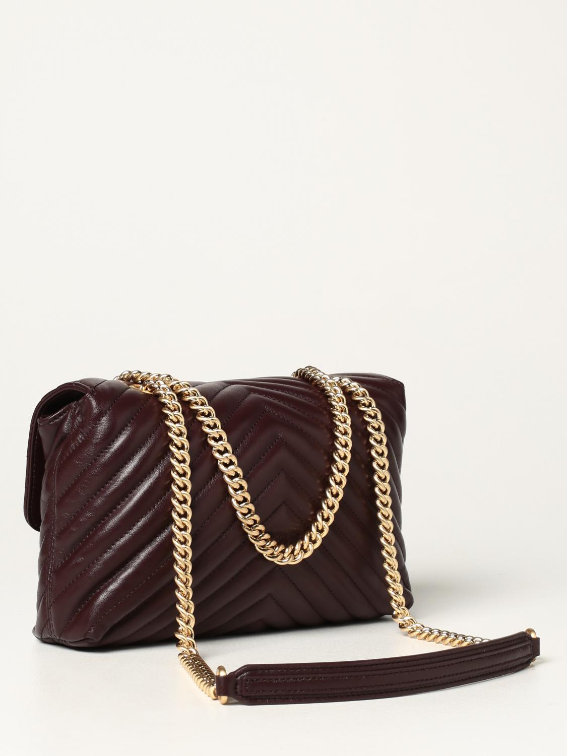 PINKO Love Lady Puff bag in quilted nappa Red Pinko crossbody bags