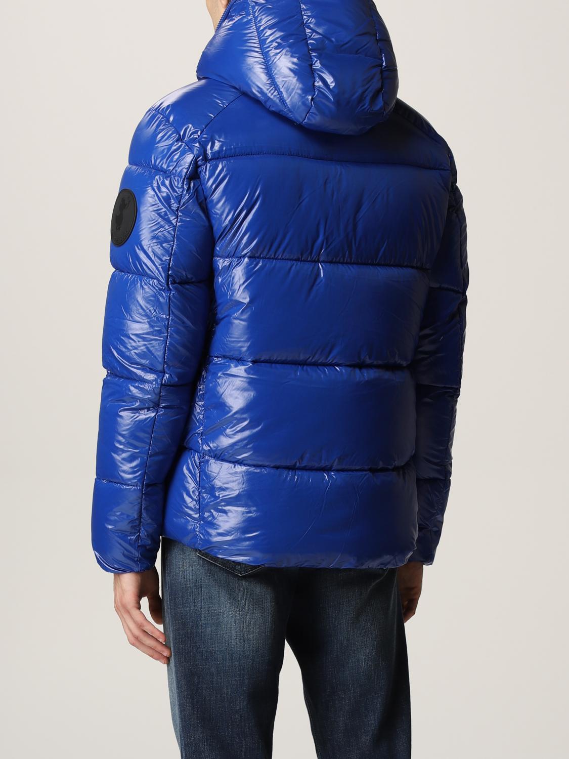 royal blue puffer jacket mens