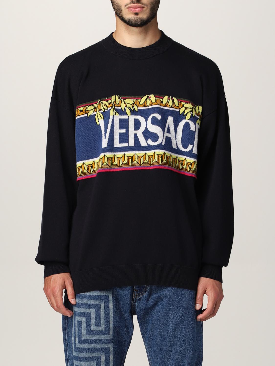 versace collection wool sweater