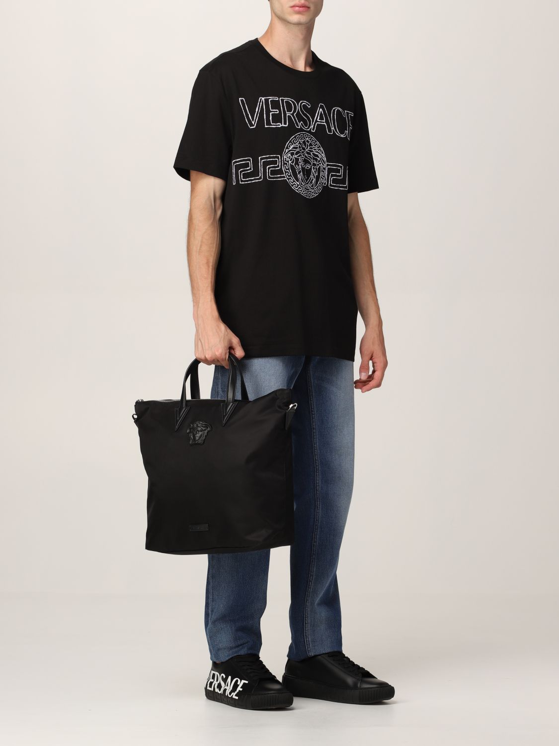 Tasche Versace: Tasche herren Versace schwarz 2