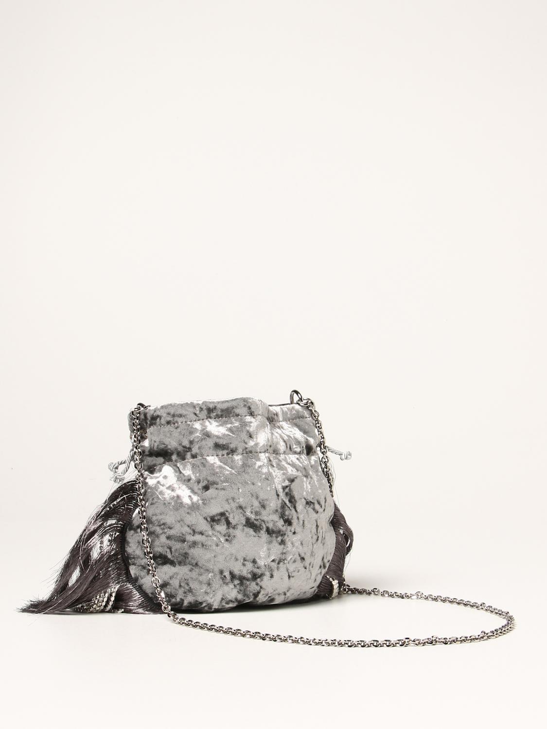 VIA MAIL BAG 크로스백 여성 실버 크로스백 Via Mail Bag PARTY STRASS