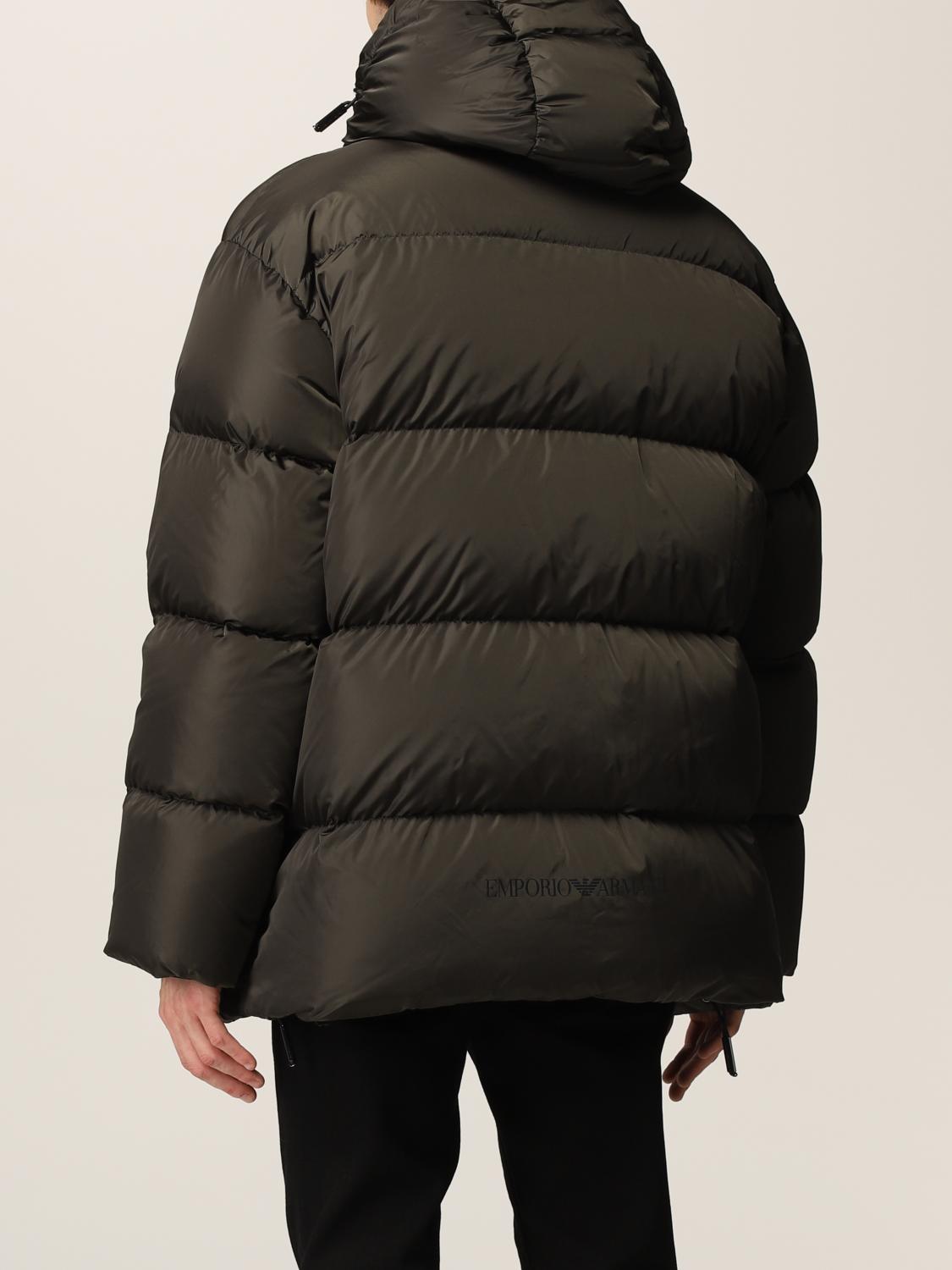 emporio armani puffer jacket men's